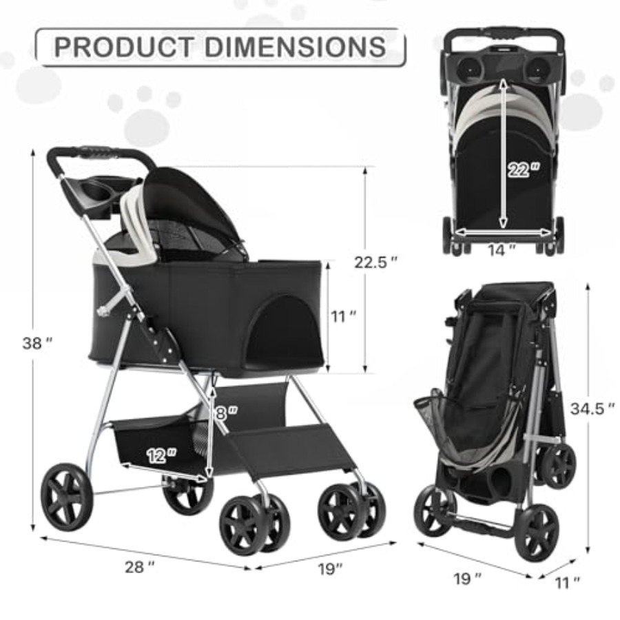 Pet stroller for small medium  - Pet Stroller Carrier recensie en prijs