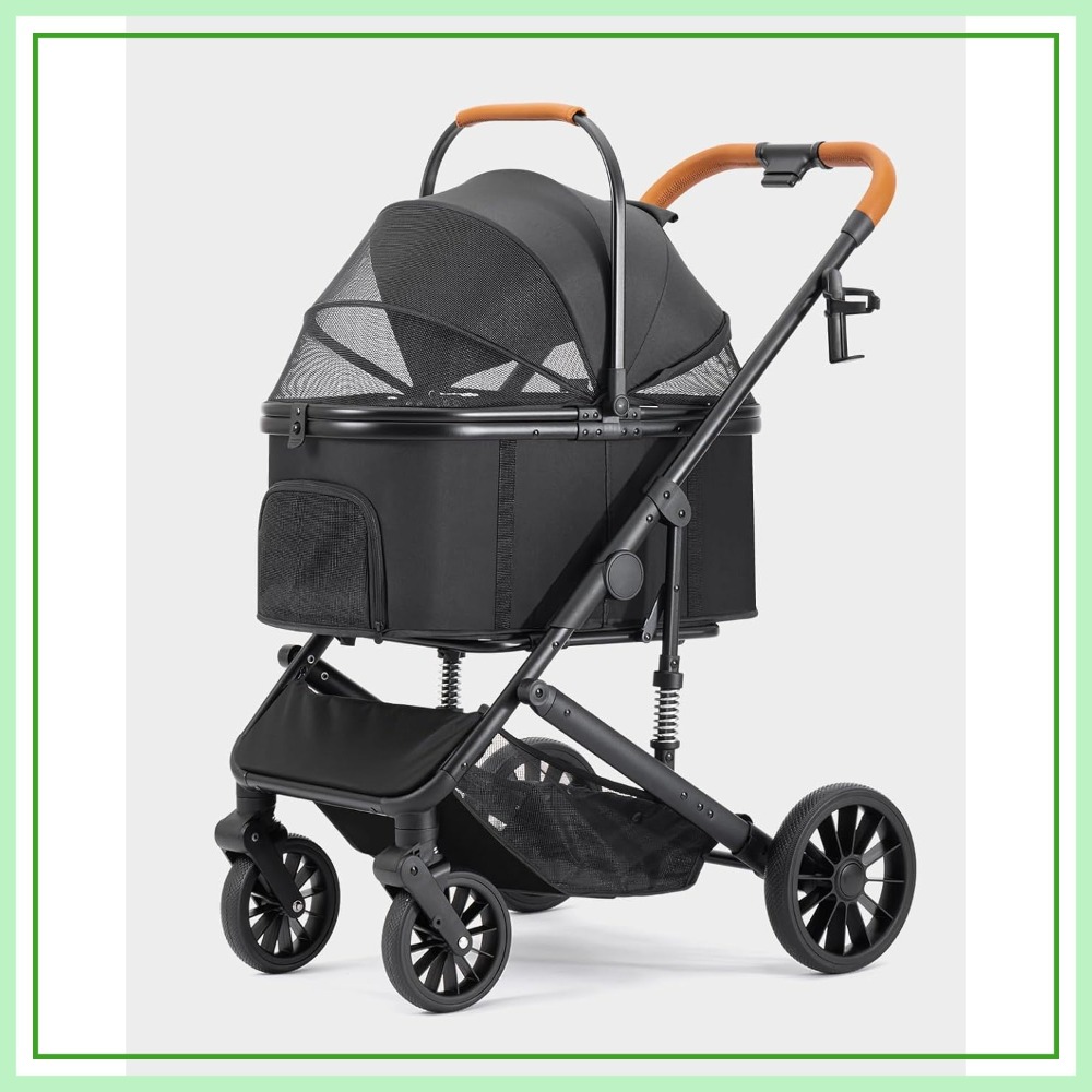 4-Wheel Folding Pet Stroller f - Pet Stroller Carrier recensie en prijs