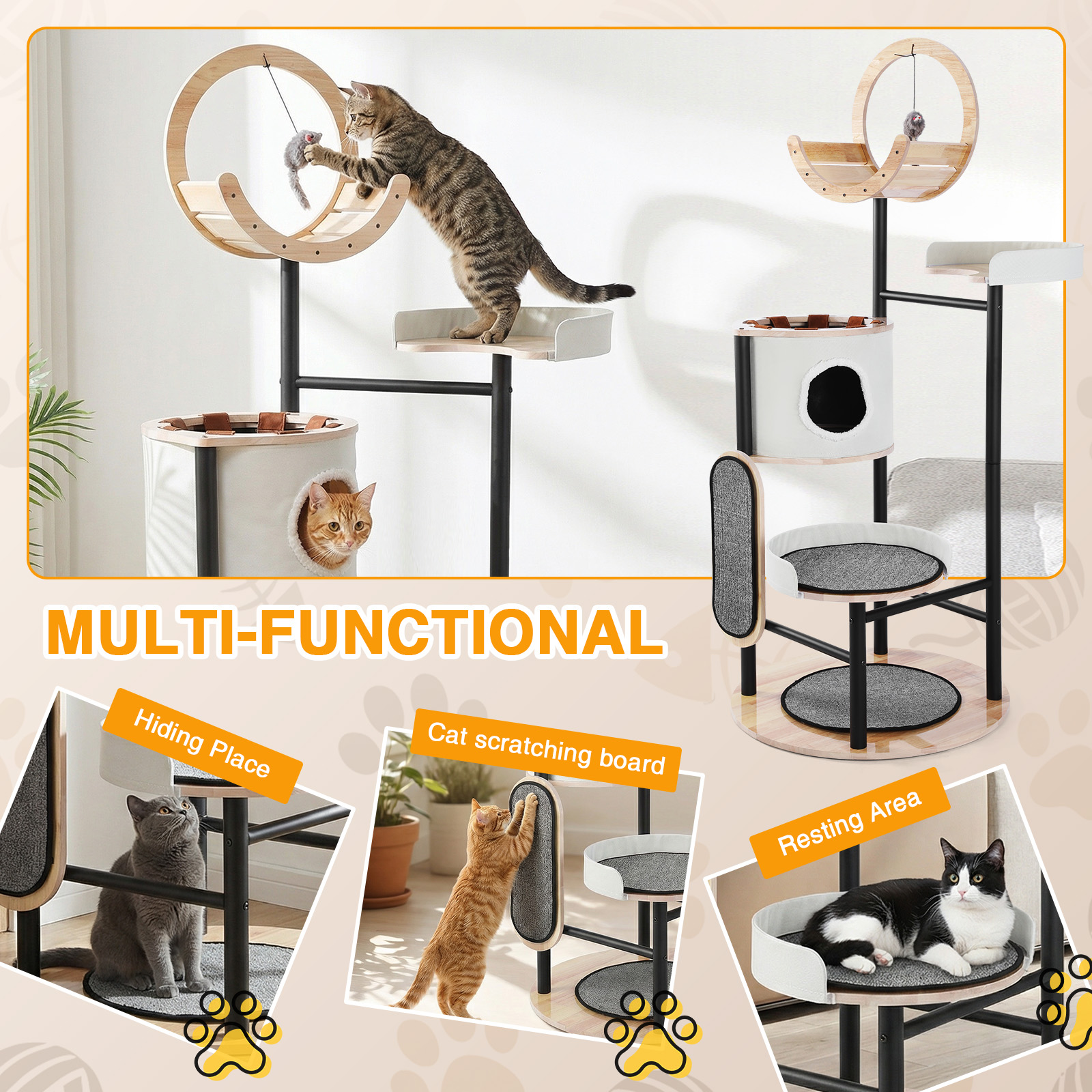 66-Inch Cat Tree with Scratchi - Pet X Supplies & Tack Grooming recensie en prijs