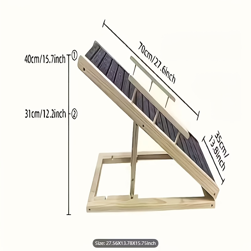 Adjustable Wooden Pet Ramp for - Pet Supplies For Dogs recensie en prijs
