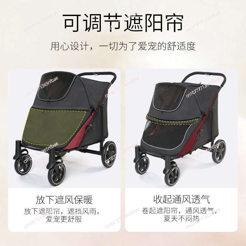 Multifunctional Pet Stroller L - Pet Stroller Carrier recensie en prijs