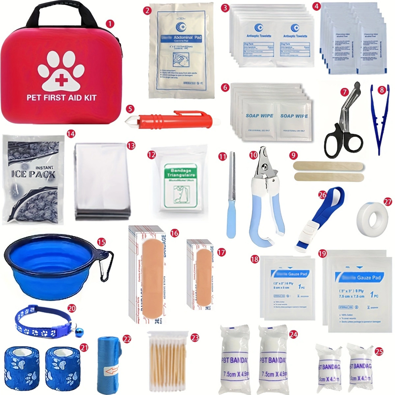 Pet First Aid Kit: Contains em - Pet Supplies First recensie en prijs
