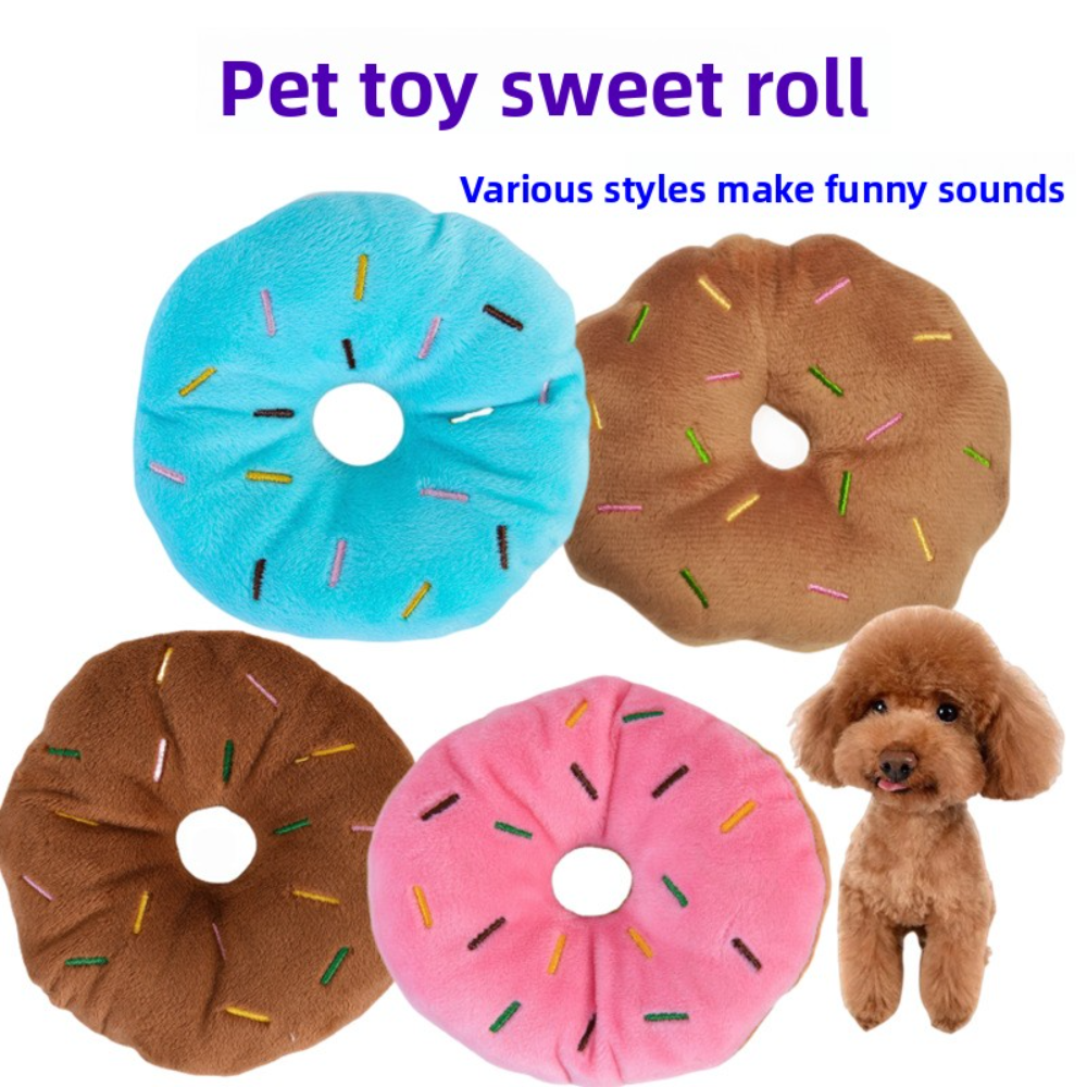 Pet Voice Dog Plush Doughnut T - Pet Supplies Amazon recensie en prijs
