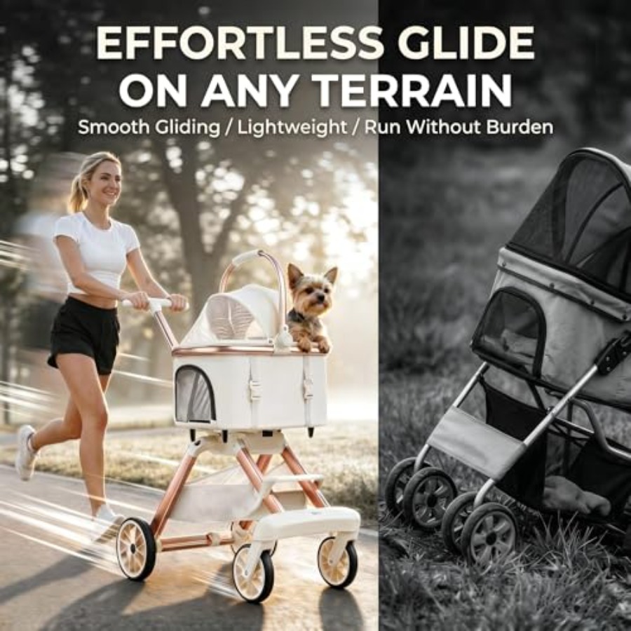 All-Terrain Pet Stroller for S - Pet Stroller Carrier recensie en prijs