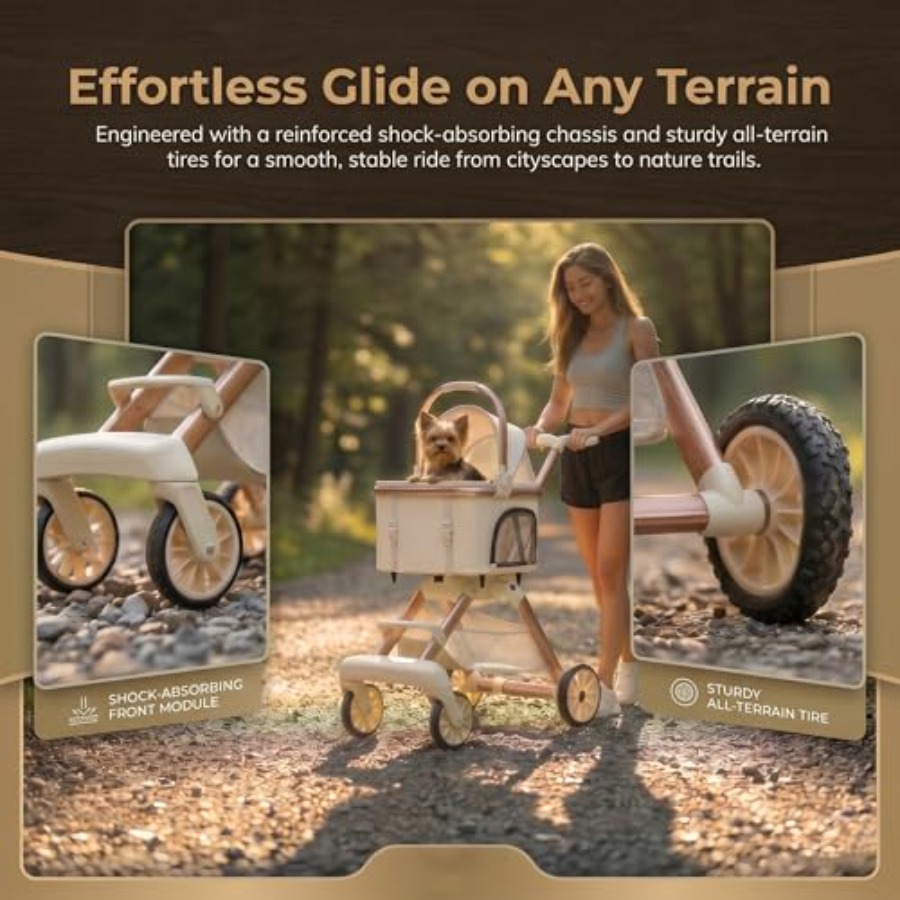 All-Terrain Pet Stroller for S - Pet Stroller Carrier recensie en prijs