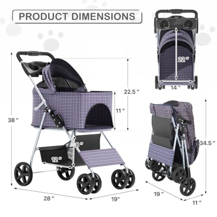 Pet stroller for small medium  - Pet Stroller Carrier recensie en prijs