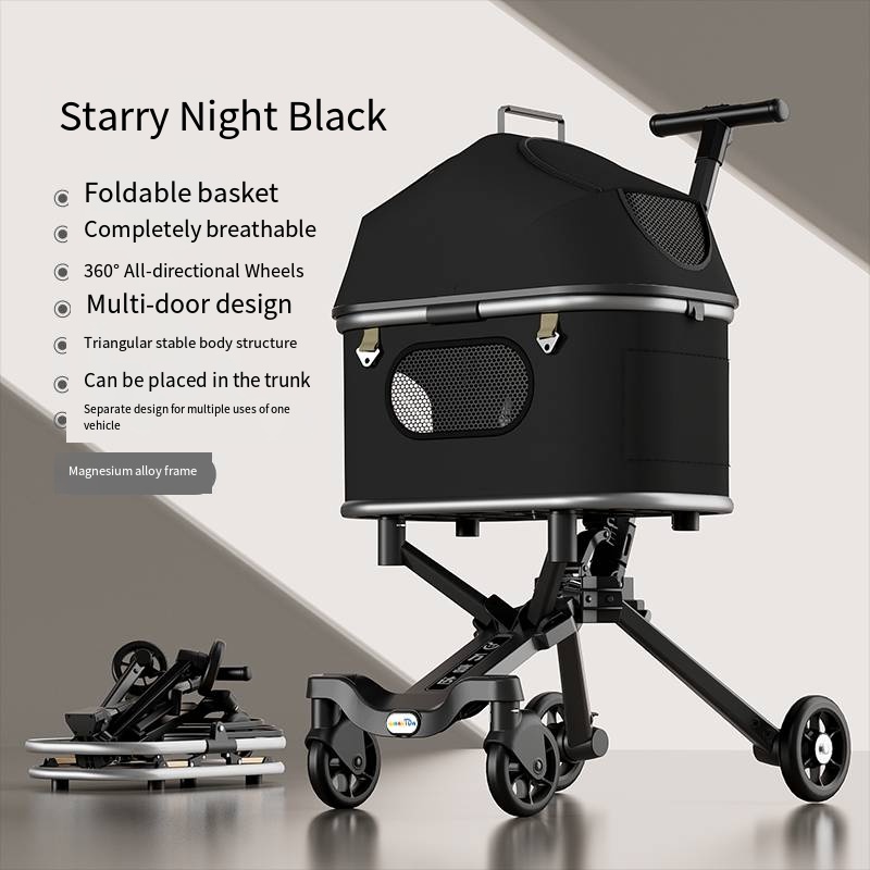 Magnesium alloy body pet strol - Pet Stroller Carrier recensie en prijs