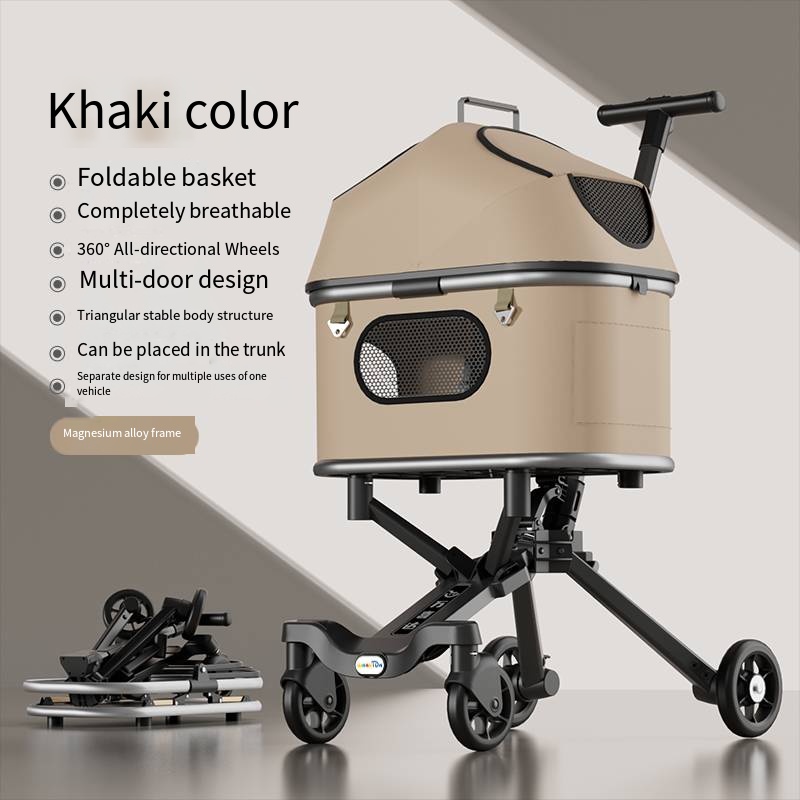 Magnesium alloy body pet strol - Pet Stroller Carrier recensie en prijs