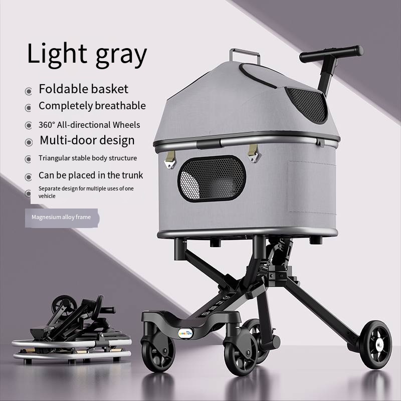 Magnesium alloy body pet strol - Pet Stroller Carrier recensie en prijs