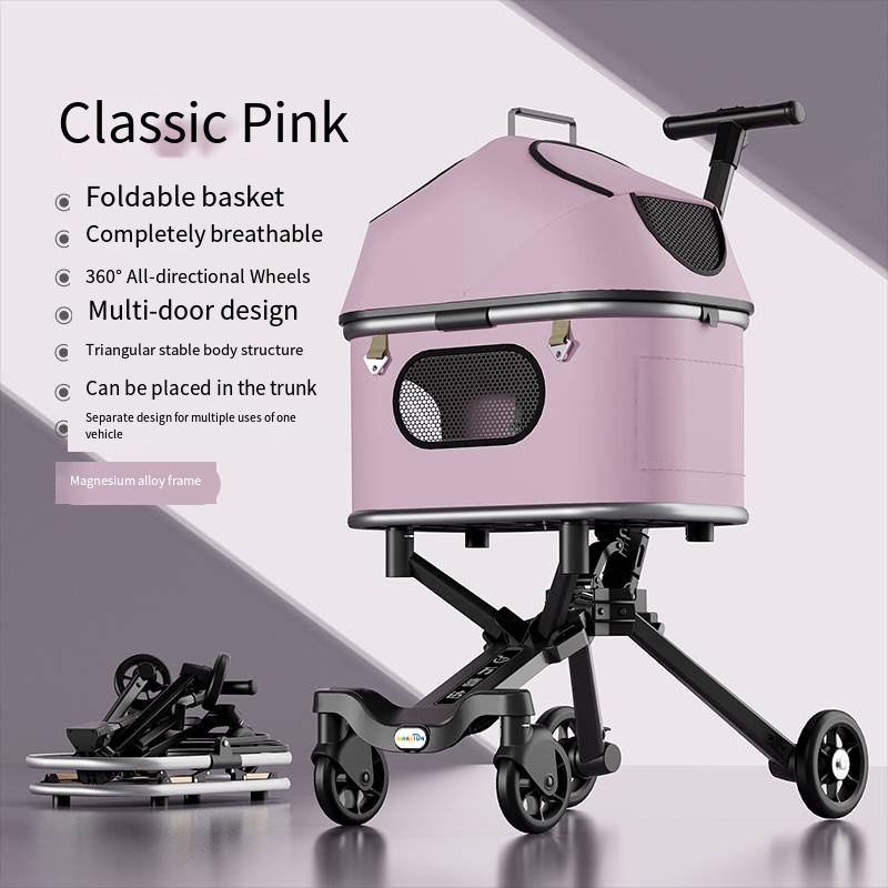 Magnesium alloy body pet strol - Pet Stroller Carrier recensie en prijs