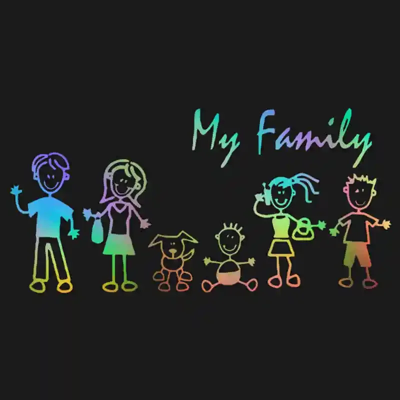 Car Sticker Family Stick Figur - Pet Supplies For Dogs recensie en prijs
