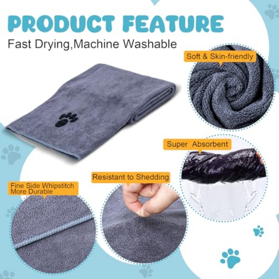 Microfiber Dog Towels for Dryi - Pet X Supplies & Tack Grooming recensie en prijs