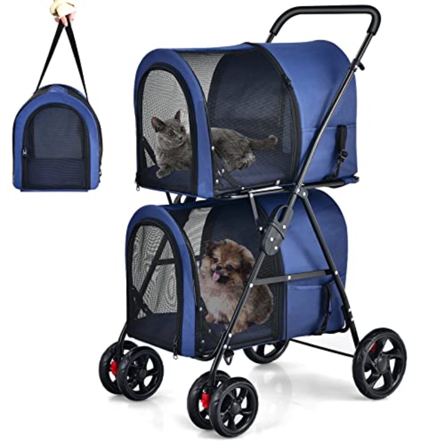 Pet stroller for small to medi - Pet Stroller Carrier recensie en prijs