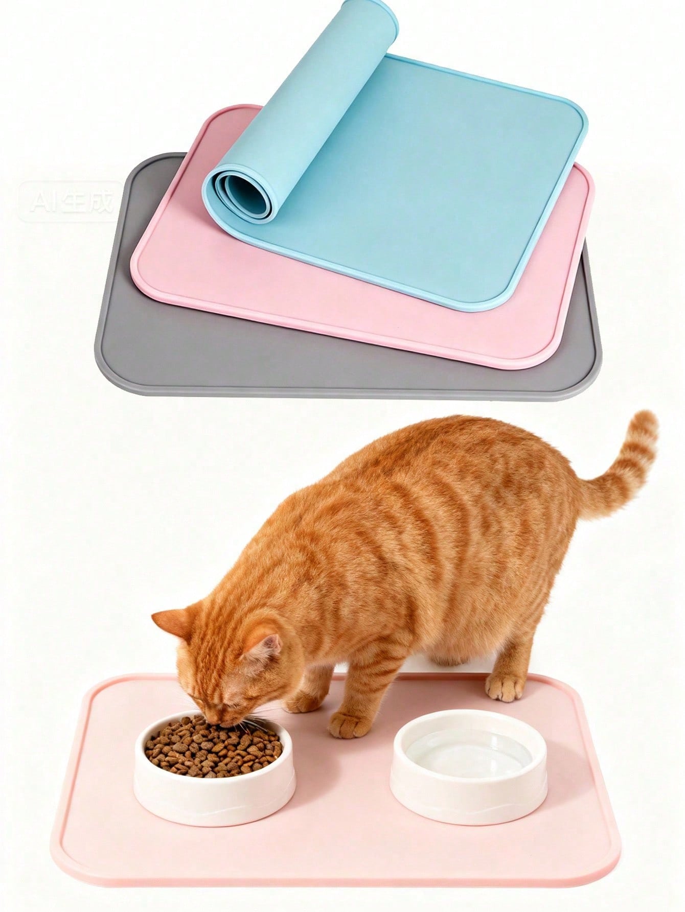 1pc/2pcs Pet Feeding Mat, High - Pet Supplies For Dogs recensie en prijs