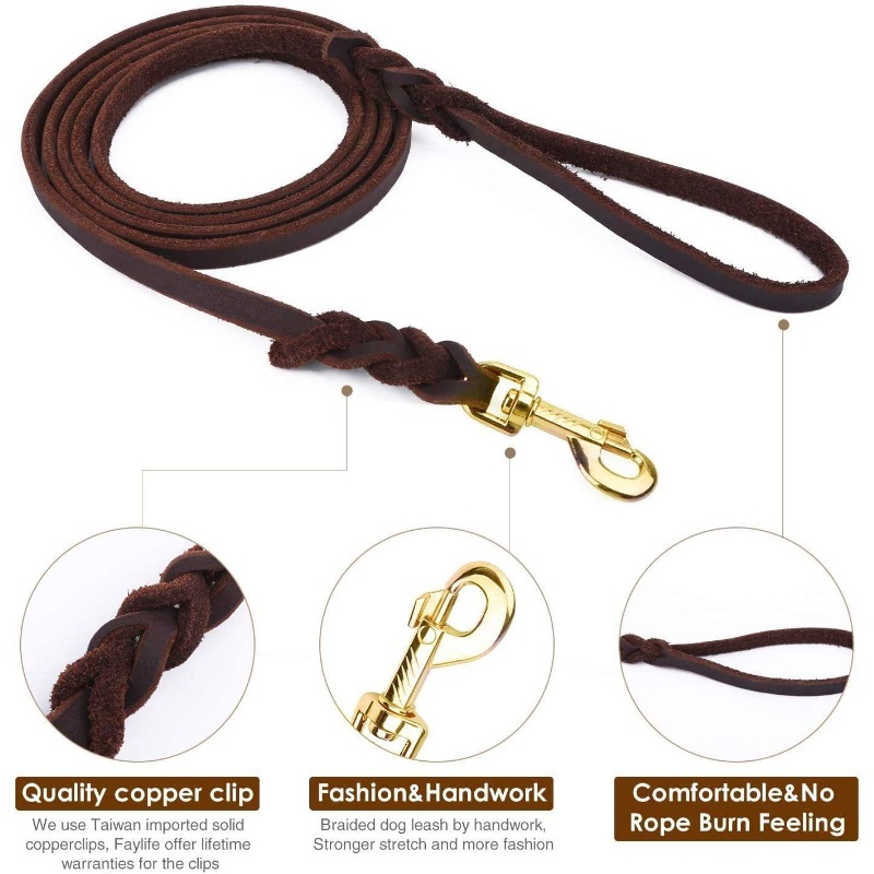 First layer cowhide leash Germ - Pet Supplies First recensie en prijs