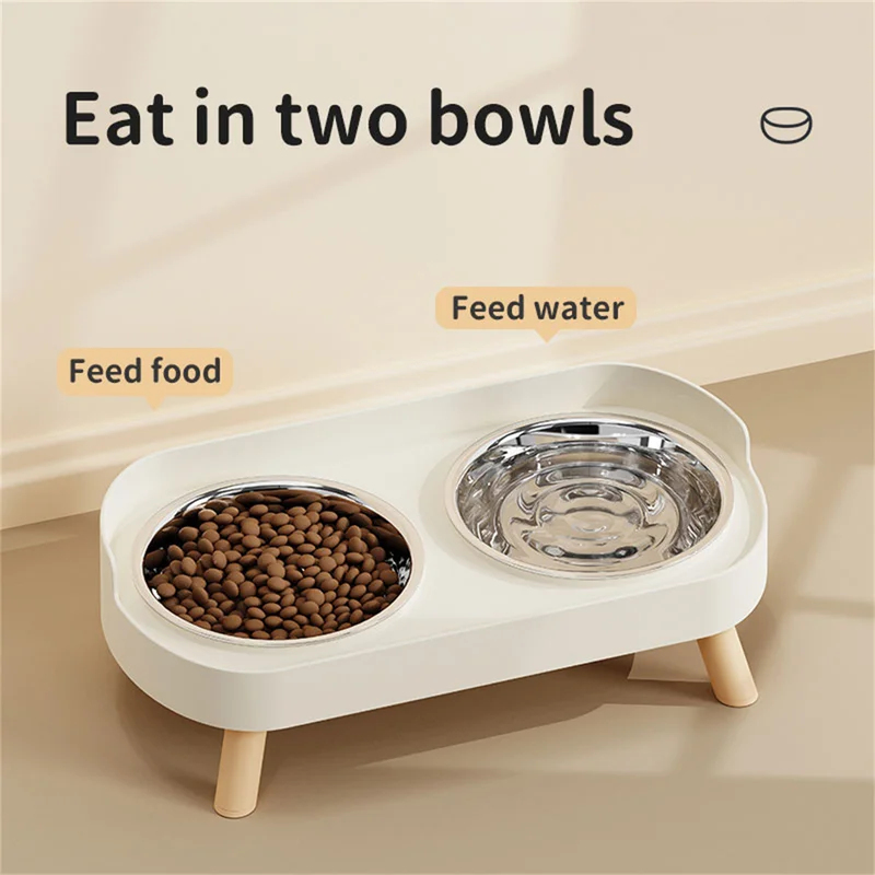 Dog Cat Feeding Double Bowl Co - Pet Supplies For Dogs recensie en prijs
