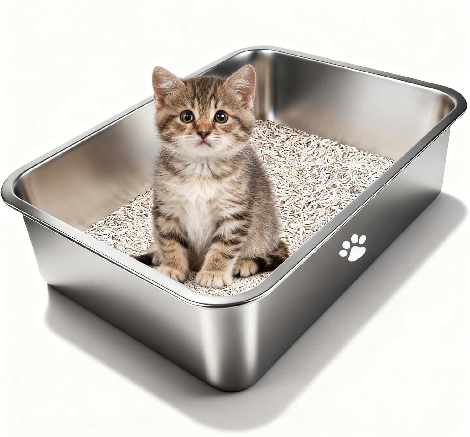 Stainless Steel Cat Litter Box - Pet X Supplies & Tack Grooming recensie en prijs