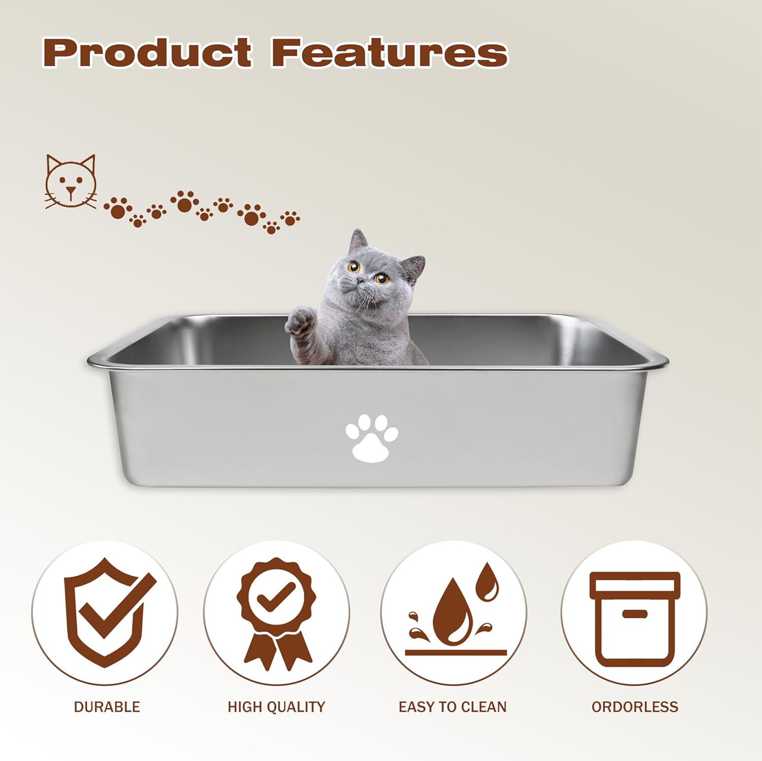Stainless Steel Cat Litter Box - Pet X Supplies & Tack Grooming recensie en prijs