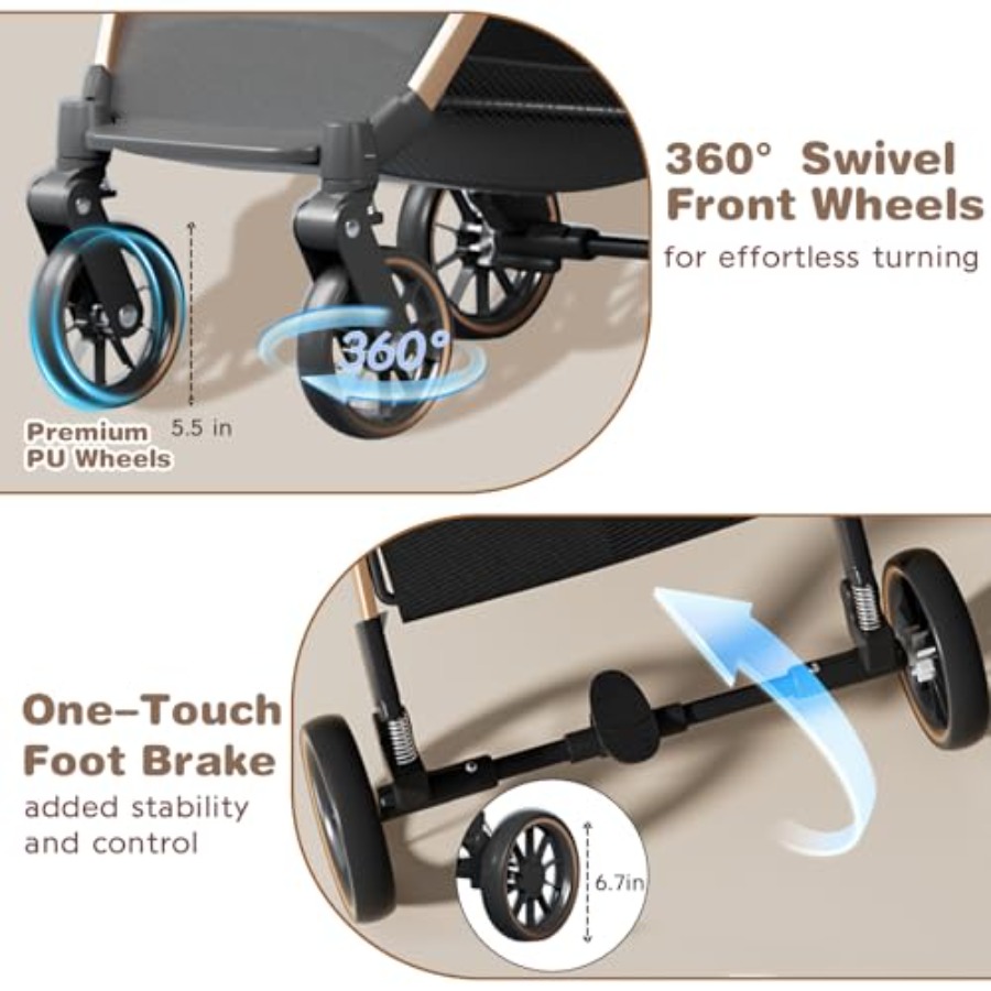 4 Wheels Pet Stroller for Smal - Pet Stroller Carrier recensie en prijs