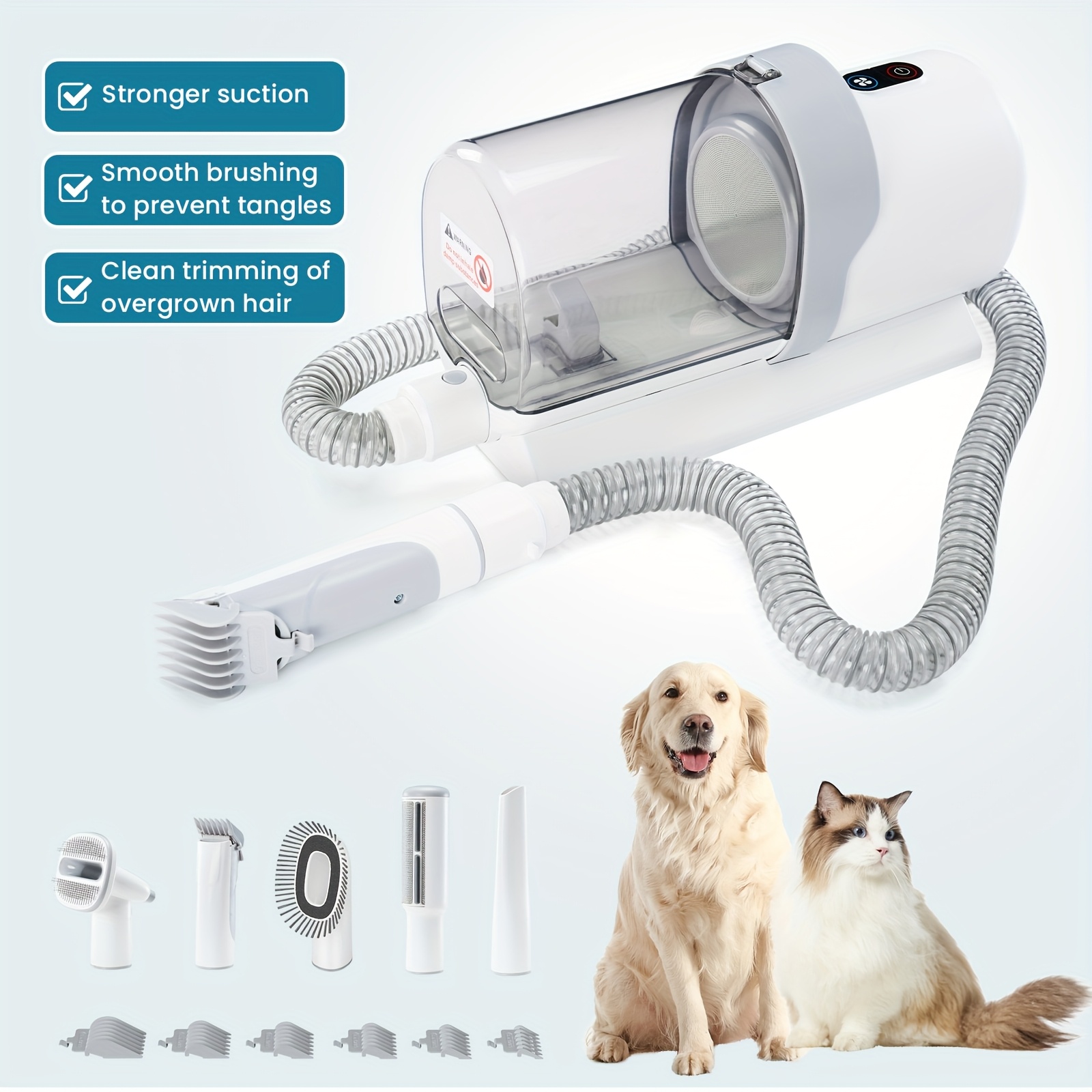 New Pet Grooming Vacuum Kit 5  - Pet Supplies For Dogs recensie en prijs