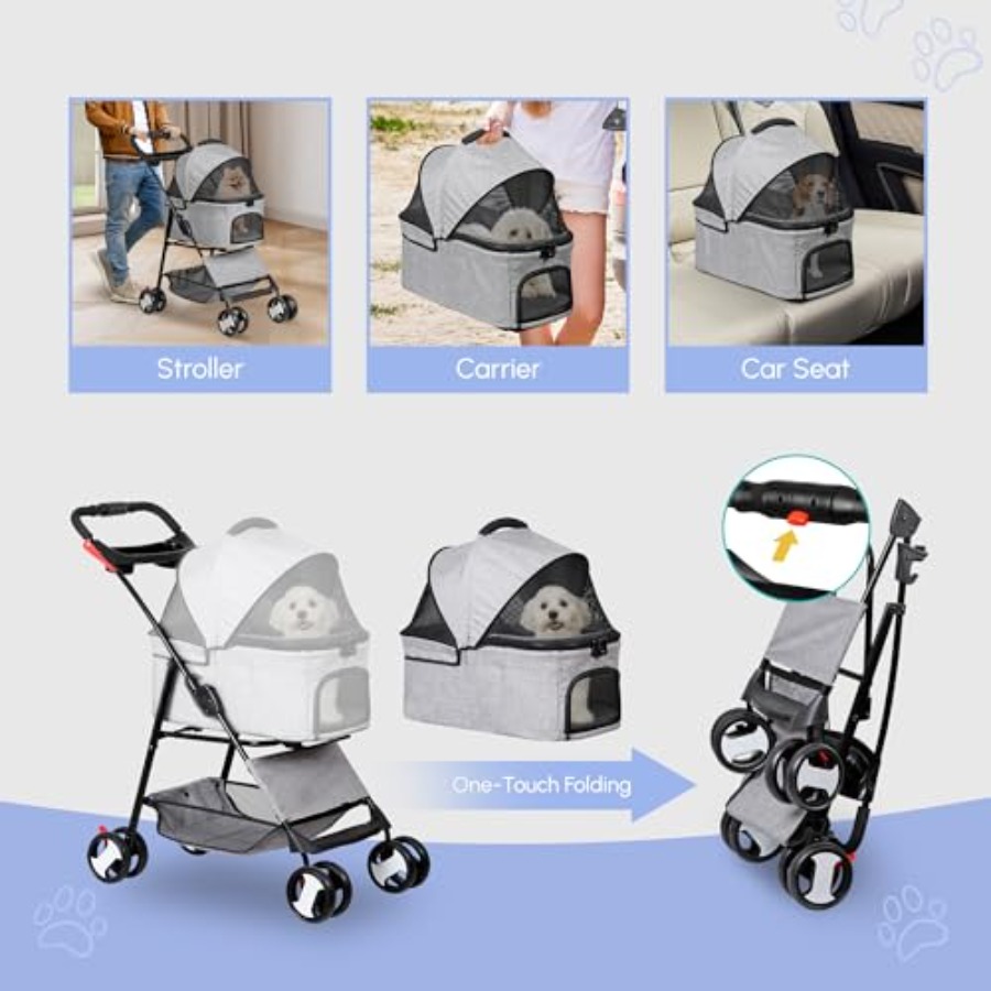 Pet Stroller for Small Medium  - Pet Stroller Carrier recensie en prijs