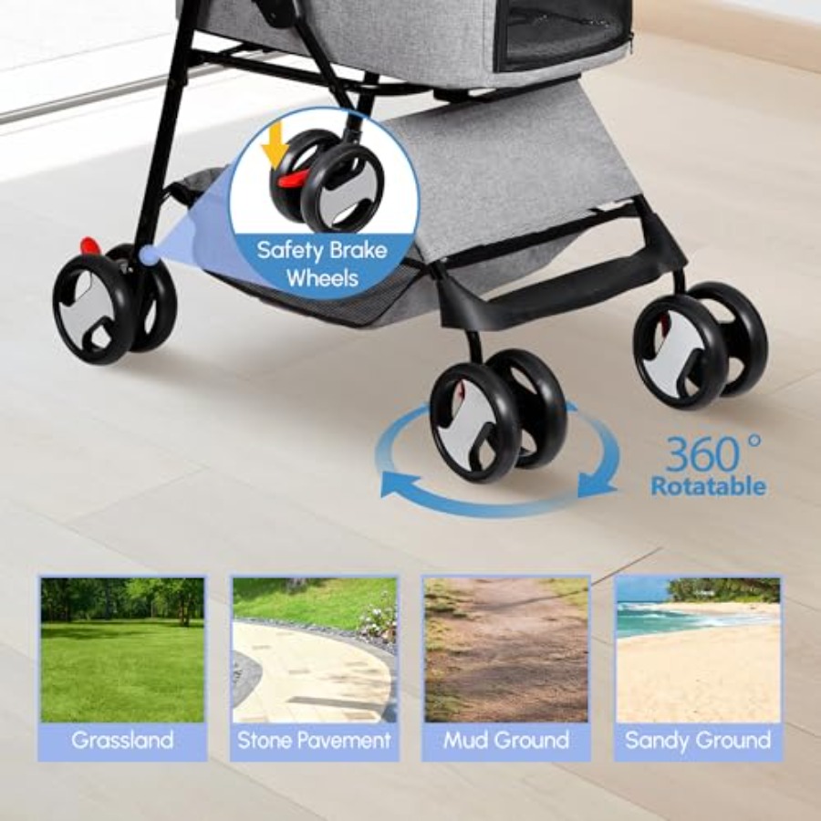 Pet Stroller for Small Medium  - Pet Stroller Carrier recensie en prijs
